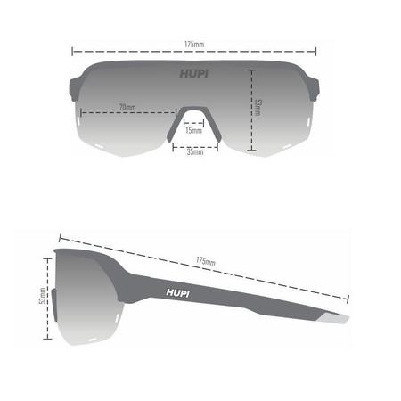 Imagem de Óculos De Sol Hupi Huez Feminino Masculino Esporte Ciclismo