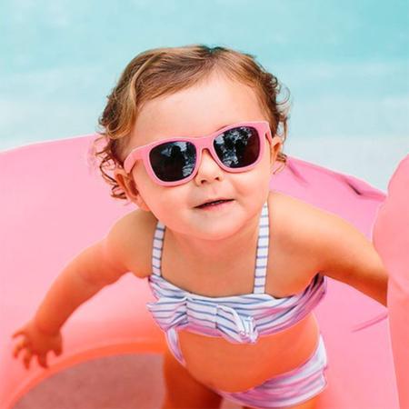 Imagem de Óculos de Sol Infantil Com Alça E Armação Flexível - Buba