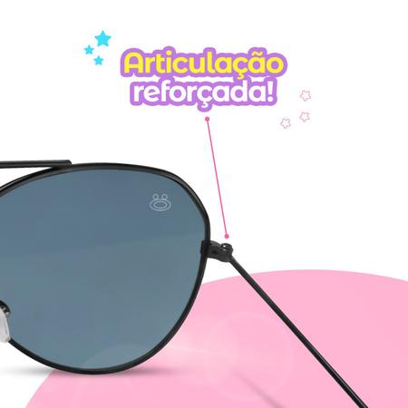 Oculos Infantil preto vintage premium nota fiscal presente - Orizom - Óculos  de Sol - Magazine Luiza