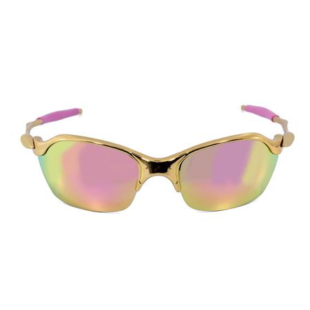 Oculos De Sol Juliet Rosa Cinza Mandrake X Gold 29k Romeo2