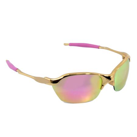 Óculos oakley juliet romeo x metal double polarizado - R$ 249.99, cor Rosa  (com proteção UV) #104715, compre agora