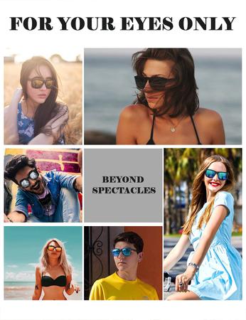 Imagem de Óculos de sol KALIYADI Polarized UV400 Protection, pacote com 3