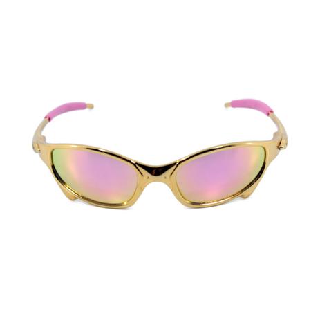 Oculos De Sol Juliet Rosa Cinza Mandrake X Gold 29k Romeo2