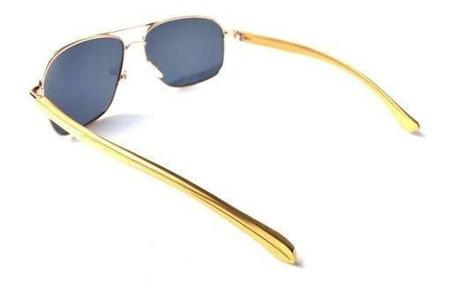 Imagem de Óculos De Sol Masculino Luxuoso De Metal Lentes Polarizadas