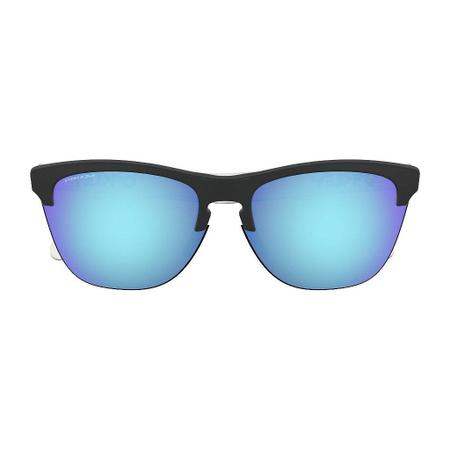 Imagem de Óculos de Sol Oakley Frogskins Lite Matte Black Matte Clear W/ Prizm Sapphire Iridium