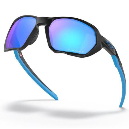 Imagem de Óculos de Sol Oakley Plazma Matte Black W/ Prizm Sapphire Polarized