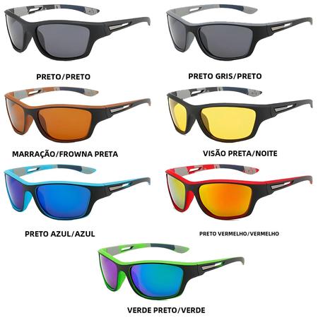 Imagem de Óculos De Sol Polarizados Para Pesca Masculino UV400 Condução Caminhadas Tons Clássicos NEWBOLER