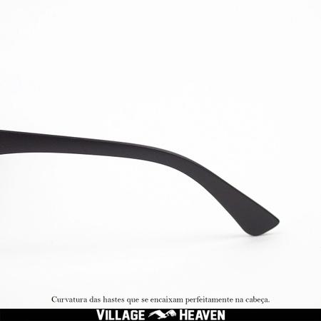 Imagem de Óculos De Sol Preto Masculino Original Quadrado Polarizado