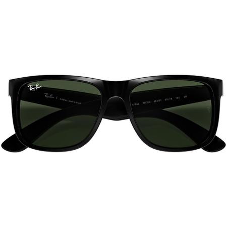 Óculos de Sol Ray-Ban Justin Clássico Armação Preto Lentes Verde Clássica  G-15 - RB4165L 622/71 57-16 - Óculos de Sol - Magazine Luiza