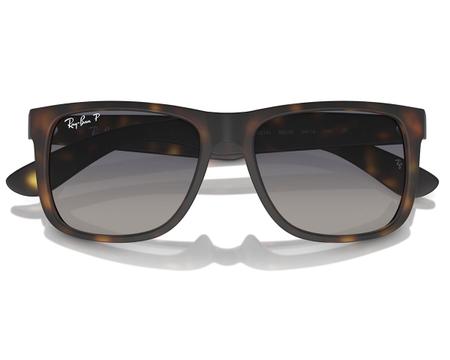 Imagem de Óculos De Sol Ray Ban Justin Havana Polarizado RB4165 865/8S-55