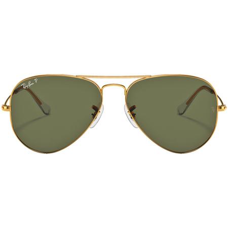 Imagem de Óculos de Sol Ray-Ban Original Aviator Classic Ouro Polido Verde Clássico G-15 Polarizado - RB3025L 001/58 58-14