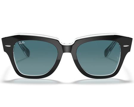 Imagem de Óculos de Sol Ray Ban State Street Black On Transparent