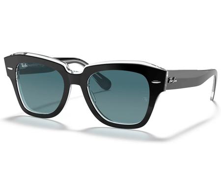 Imagem de Óculos de Sol Ray Ban State Street Black On Transparent