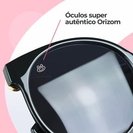 Imagem de Oculos feminino vintage premium sol preto moda original OSM46