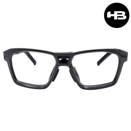 Imagem de Oculos HB Presto Grafeno 010399 com 2 Clipons Cinza e Red