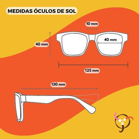 Óculos Infantil Polarizado De Sol Uv400 Flexível Redondo - Jokenpô - Óculos  de Sol - Magazine Luiza