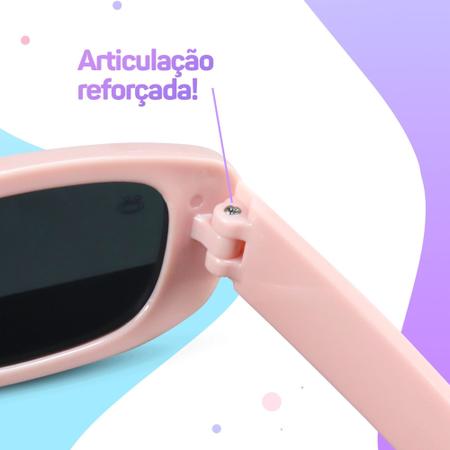 Oculos Infantil Coração aço premium presente moda - Orizom