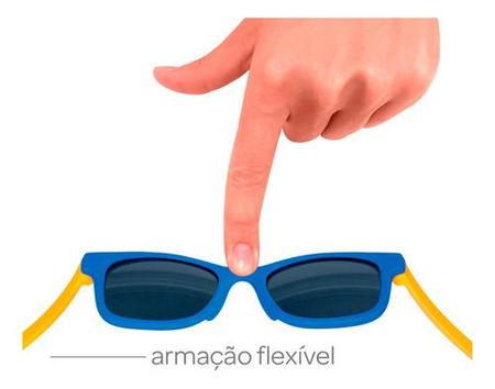 Imagem de Oculos Infantil Sol Armaçao Flexivel Proteçao Solar Buba