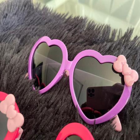 Oculos Infantil Coração aço premium presente moda - Orizom