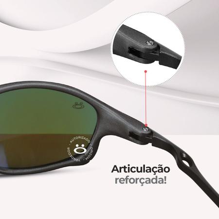 Óculos Mandrake 2.0 Black - Lentes Liquid Metal