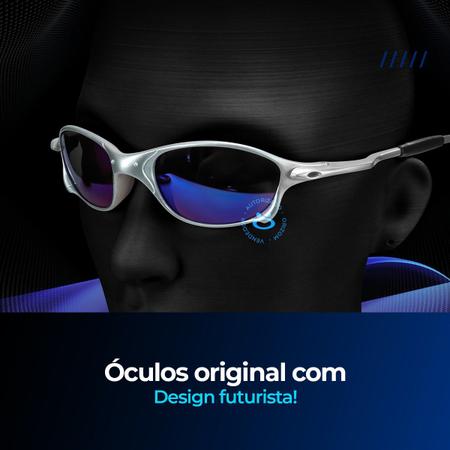 Oculos Juliet Mandrake Lupinha Vilão Oakley Bonito elegante Azul