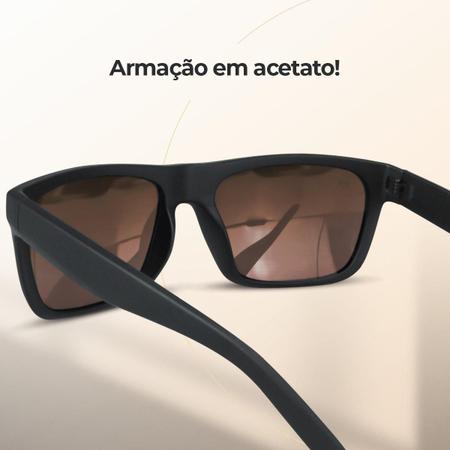 Imagem de Óculos Masculino Sol Esportivo Df2 Preto 14,5 Cm