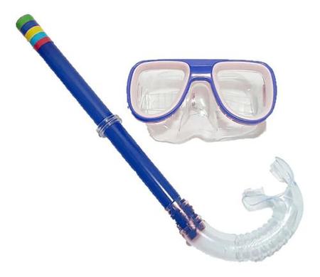 Imagem de Óculos Mergulho Snorkel Infantil Juvenil Silicone Natação