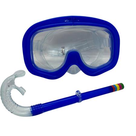 Imagem de Óculos Mergulho Snorkel Premium Infantil Silicone Natação