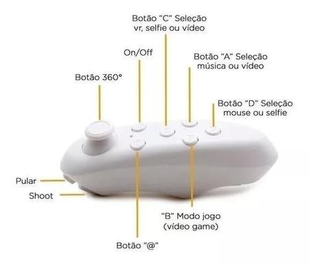 Imagem de Óculos Metaverso VR Box Realidade Virtual Controle Bluetooth: Descubra a Magia Virtual