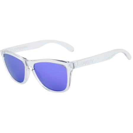 Imagem de Óculos Oakley Frogskins Polished Clear/ Lente Violet Prizm Iridium