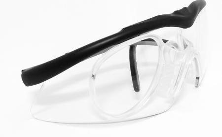 Imagem de Óculos Proteção Msa Gull + Clip Interno P/Lentes De Grau Antiembaçante Esportivo c.a 18067