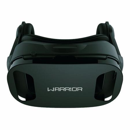 Imagem de Óculos Realidade Virtual 3D Gamer Hedeon com Fone de Ouvido Preto Warrior - JS086