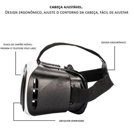 Vr Box Oculos Realidade Virtual Jogos Cardboard 3d + Controle - Online - VR  / Óculos de Realidade Virtual para Celular - Magazine Luiza