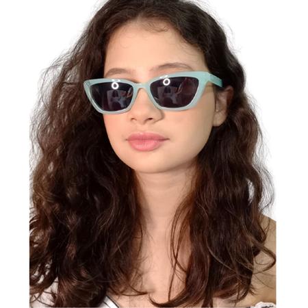 Imagem de Oculos Se Sol Juvenil Adulto Colorido Tendencia Verão UV400