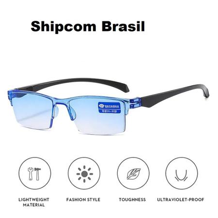 Imagem de Óculos Shipcom Brasil Visão Noturno Azul Zoom inteligentes Automático