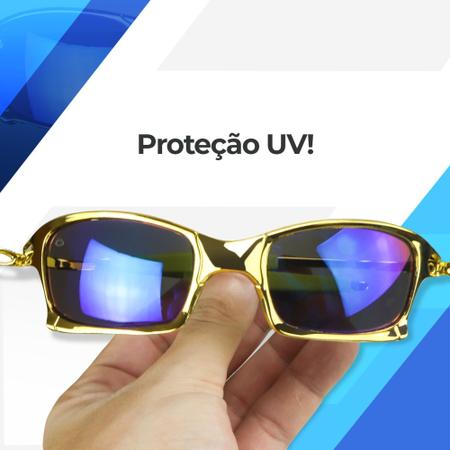 Óculos Juliet De Sol Masculino Metal Mandrake Lupa do Vilão Proteção UV, Magalu Empresas