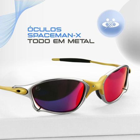 Imagem de Oculos Sol Lupa Juliet Protecao Uv Mandrake Metal +Case