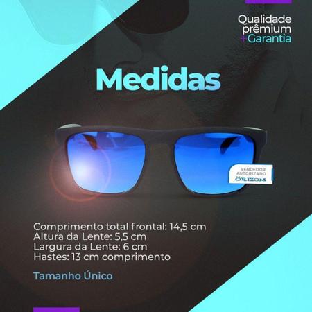 Óculos de sol Masculino orizom Proteção Uv original mandrake verde azul  preto garantia + case - Óculos - Magazine Luiza