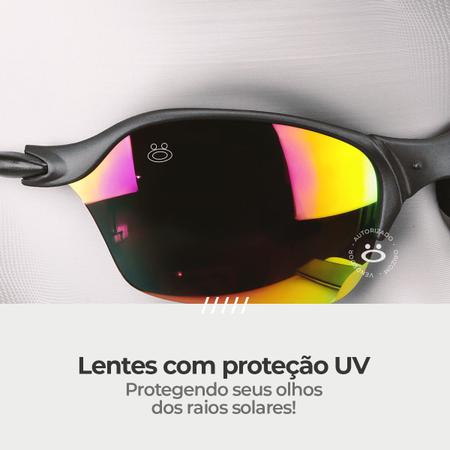 Óculos Sol Uv Masculino Personalizado Juliet Osm64p - Incolor