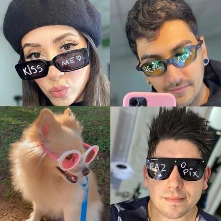 Imagem de Oculos Unisex Frase Personalizada Sortida