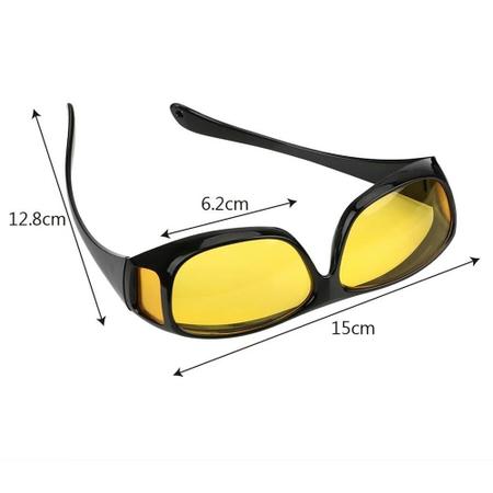Imagem de Oculos Visao Noturna 2 Un. Dirigir Carro Moto Protecao UV Dia e Noite Polarizado