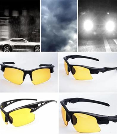 Imagem de Óculos visão noturna lente amarela clubmestre dirigir bike