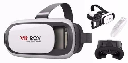 Imagem de Óculos VR Box 2.0 + Controle Cardboard 3D Realidade Virtual