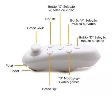 Imagem de Óculos VR Box 3D 2.0 + Controle Bluetooth - VR