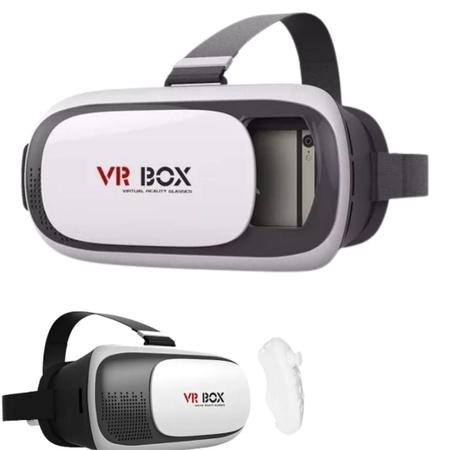 Vr Box Oculos Realidade Virtual Jogos Cardboard 3d + Controle - Online - VR  / Óculos de Realidade Virtual para Celular - Magazine Luiza