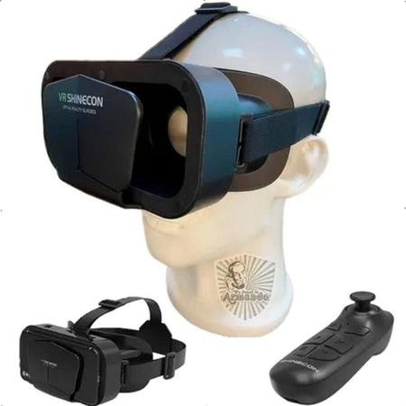 Imagem de Óculos Vr Universal Compatível Para Smartphone Com Controle