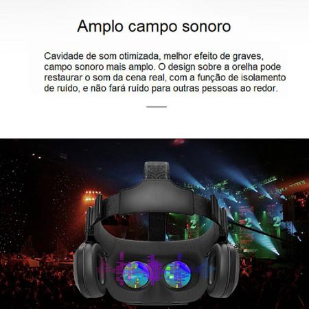 Imagem de Óculos VR Z5 de Realidade Virtual 3D Fones de Ouvido Alta Qualidade Smartphone Confortável Games