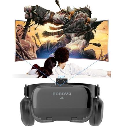 Imagem de Óculos VR Z5 de Realidade Virtual 3D Fones de Ouvido Alta Qualidade Smartphone Confortável Games