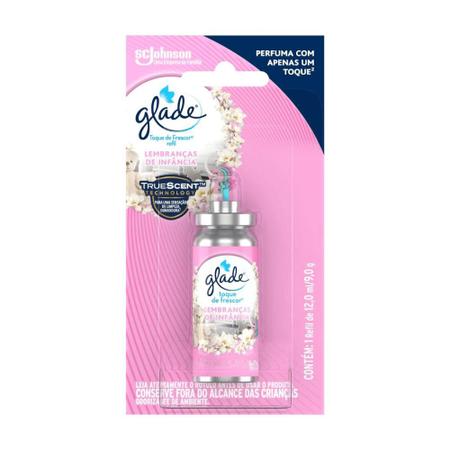 Imagem de Odorizador de Ar Toque de Frescor Infância Glade Refil 12ml Ideal para Banheiros