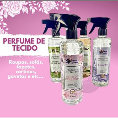 Imagem de Odorizador De Tecidos Flor de Cerejeira 500ml Água Perfumada Tropical Aromas